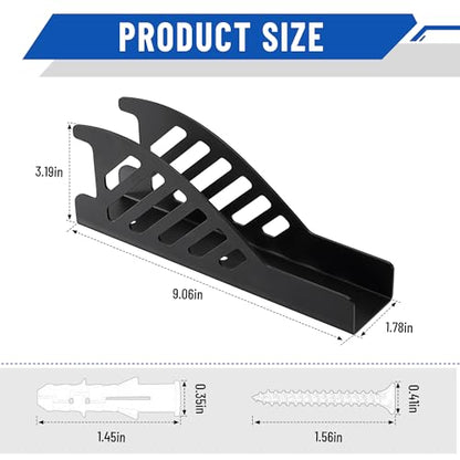 4 Packs Jack Stand Holder Wall Mount Organizer Bracket Rack Fits 4 & 5 & 6 Ton Jack Stands (Fit for 4 & 5 & 6 Ton)