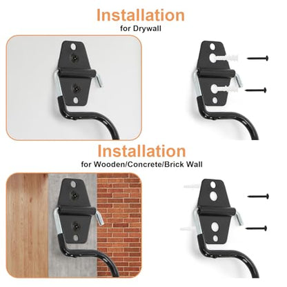16 Pack Metal Broom Hooks