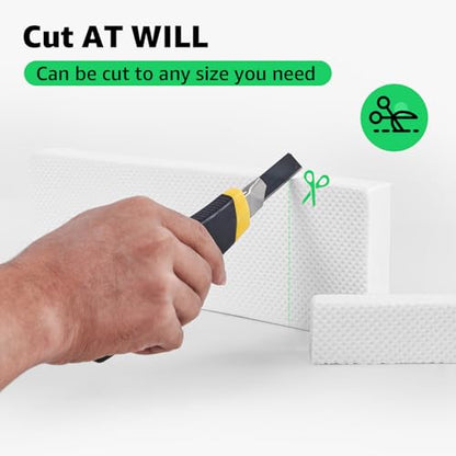 Garage Wall Protector (4 Pack 11.8"x3.9"x1.2" / White)
