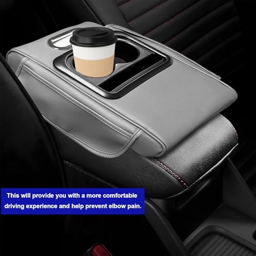 Car Center Console Armrest Pillow (Gray)