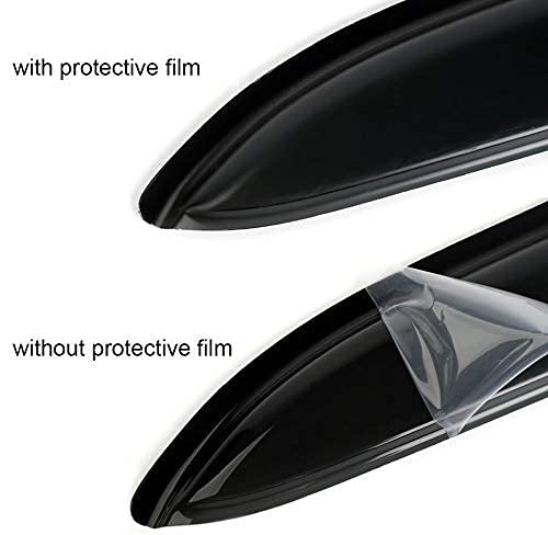 Window Visors for 2015 (15-22 Crew (SuperCrew) Cab (Dark Smoke))