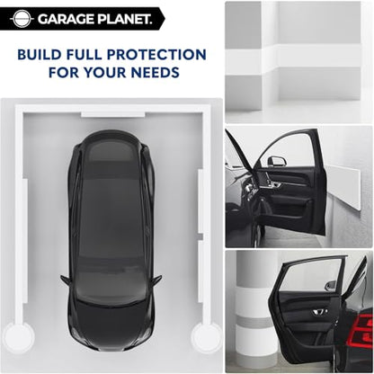 H1 Garage Wall Protector for Car Door (White / 2 Pack)