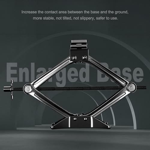 2.5T Scissor Jack Car Tire Changing Emergency Kit (2.5Ton / Black)