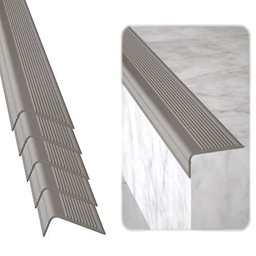 Stair Edge Protector (Stair Edge Protectors - 5 Pack / Gray)