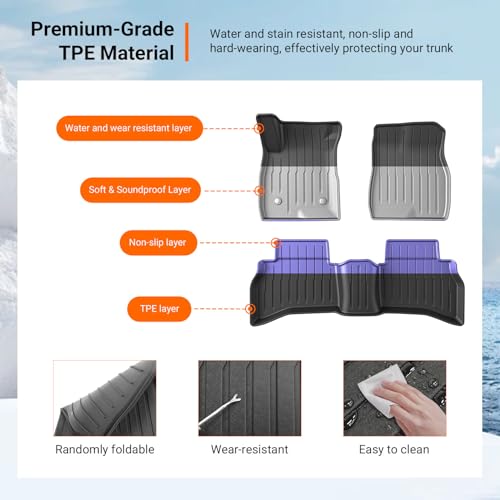 AWD Floor Mats Cargo Mat Compatible with 2021