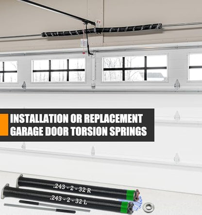 Garage Door Torsion Spring Set (.243x2x32")