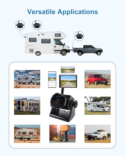 1080P Magnetic Wireless Backup Camera WiFi Hitch Camera (A backup camera)