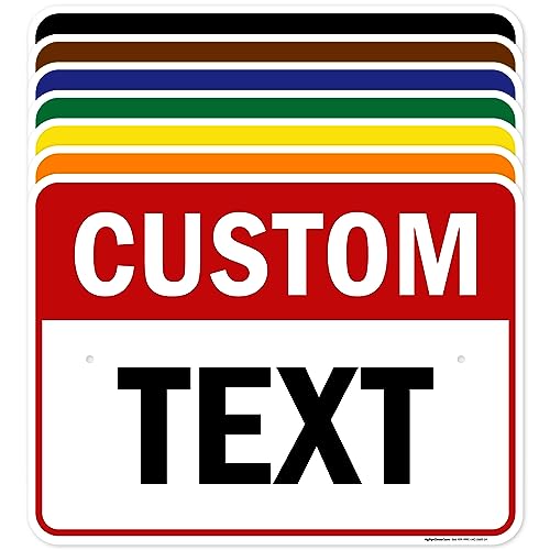 Custom Sign Custom Sign for Business (Header - Horizontal / 18x24 - Aluminum)