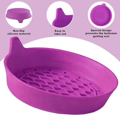 2 PCS Car Cup Coasters (Purple*2pcs / No Diamonds)