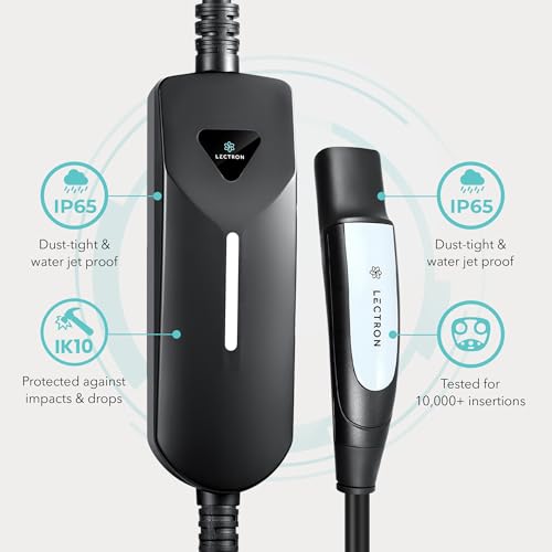 Level 1/2 (12A & 40A) Tesla NACS EV Charger - Dual-Level Electric Vehicle Charging Station with NEMA 14-50/5-15 Plug - Portable Electric Car Charger for All NACS Electric Vehicles (Level 1/2 (12A & 40A))