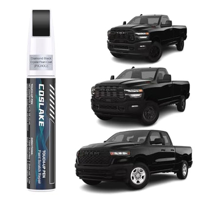 Car Touch Up Paint (Diamond Black Crystal Pearl-Coat(PXJ/KXJ) for 2025 RAM 1500/2024 RAM 1500/2023 RAM 1500/2025 RAM 2500/2024 RAM 2500/2025 RAM 3500)