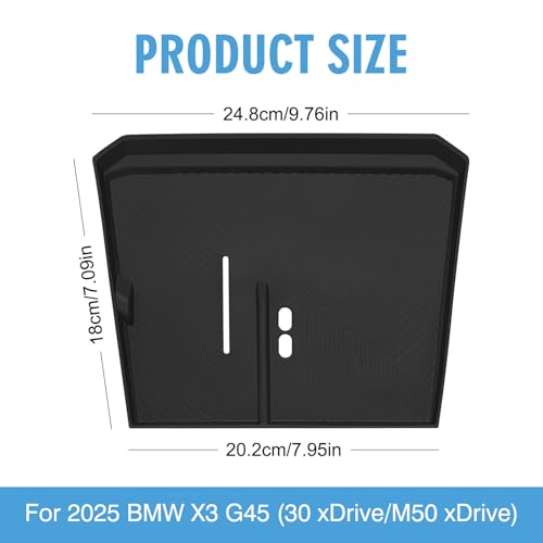 Center Console Wireless Charging Protective Mat for 2025 BMW X3 Accessories (for 2025 BMW X3 Accessories)