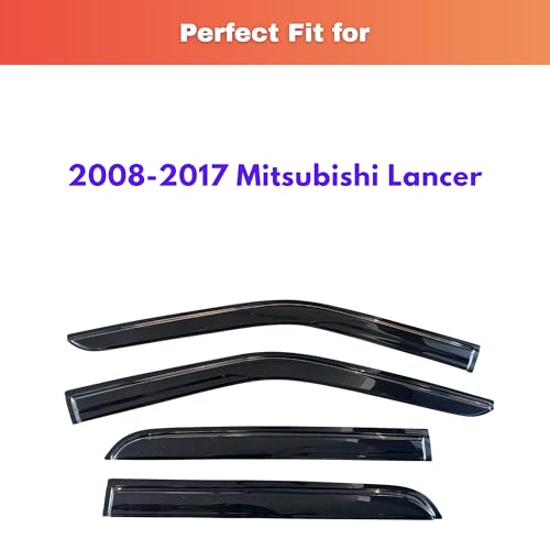 Rain Guards Fit for 2008 (2008-2017 Lancer)
