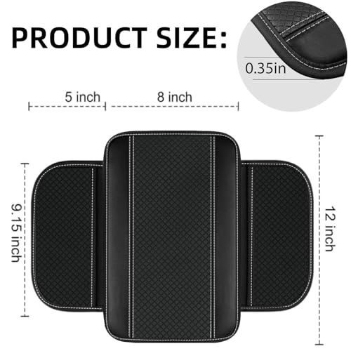 10 PCS Leather Car Seat Covers Front Seats Set (Steering Wheel Cover Set / Black and grey)