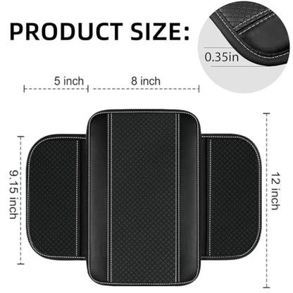 10 PCS Leather Car Seat Covers Front Seats Set (Steering Wheel Cover Set / Black and grey)