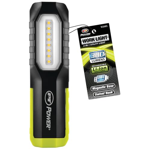 W2685 Rechargeable 2 (300+LM 2-in-1 Li-Ion Work Light)