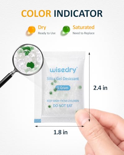 5 Gram 60 Packs Food Grade Silica Gel Packets (5 Gram)