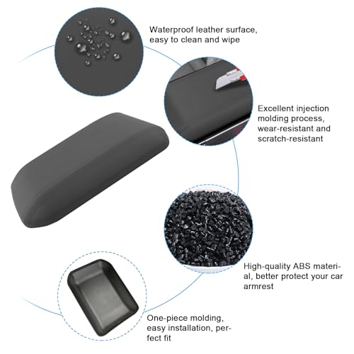 for 2024 2026 2027 Land Cruiser Armrest Cover (24 25 26 27 Land Cruiser(ABS Cover Black))