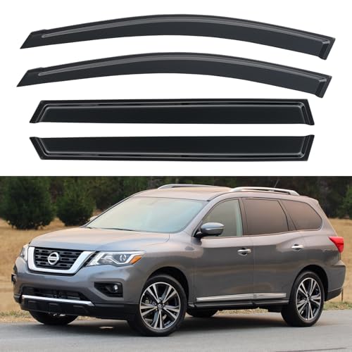 Window Visors Rain Guards for 2013 (2013-2021 Nissan Pathfinder)