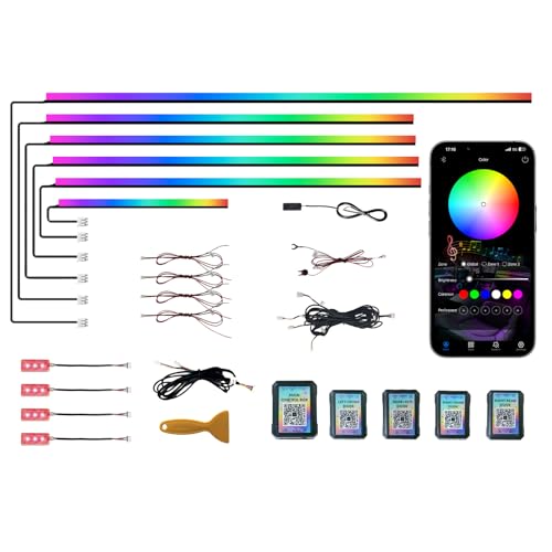 Ambient Lighting Car Interior LED Strip Lights 10 (10in1-110CM)