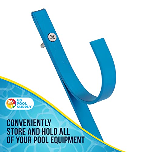 Pool Pole Hanger (2 Poles - Hangers / Blue)