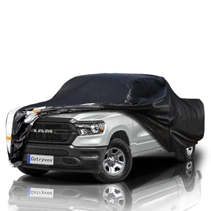 Dodge Ram 1500 Truck Cover Custom Fit 2009 (B.Fit Ram 1500(2009-2026) Quad Cab SB / Black Truck Cover)