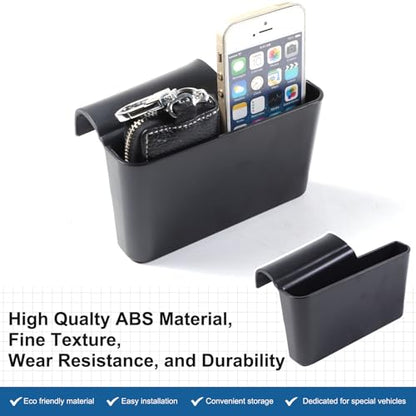 Car Gear Shift Storage Box Center Console Side Organizer Compatible with Jaguar F (Right)