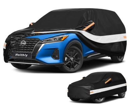 10 Layers SUV Car Cover Custom Fit for Nissan Kicks (Black Gray / Custom Fit for Nissan Kicks)