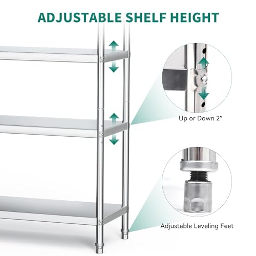 NSF Stainless Steel Shelves