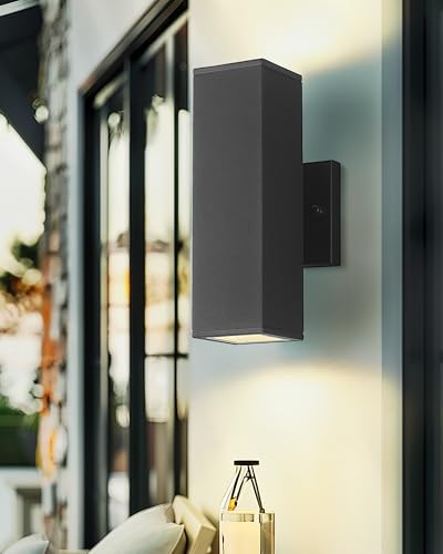 Modern Outdoor Wall Light (Black 1PK)