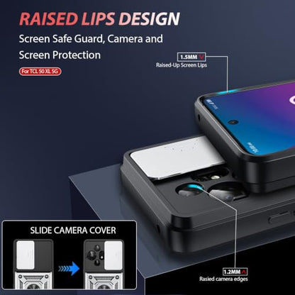 for TCL 50 XL 5G Phone Case (TCL 50 XL 5G（6.78"） / Silver)