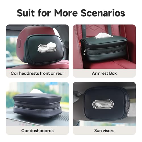Car Tissue Holder (Black)