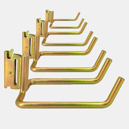 4-Pack E-Track Shovel Hangers, 5.5-Inch Deep x 4-Inch Wide (6" (04 Pack))