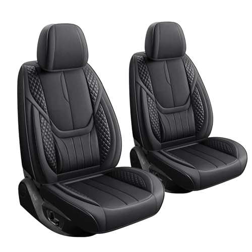 Universal Car Seat Covers for SUVs Sedans Trucks Black (Black / Full-Set)
