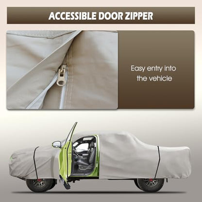Waterproof Car Cover Multi (Khaki / Custom Fit for Toyota Tacoma)