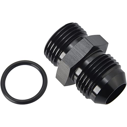 12AN Male Flare to 12AN ORB O (12AN to 12AN ORB / Black - 1PC)