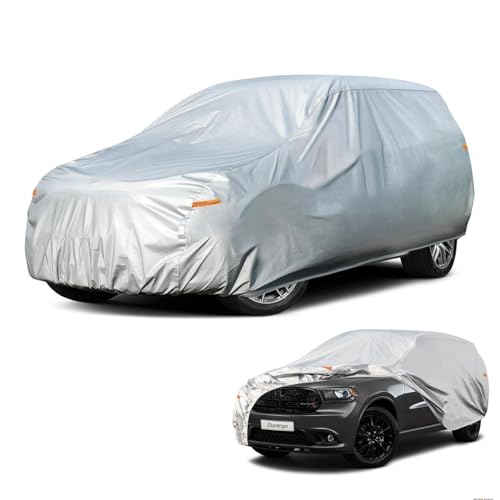 6 Layers Waterproof SUV Car Cover for Dodge Durango 2004 (LM-Silver / 24. Custom Fit Dodge Durango)