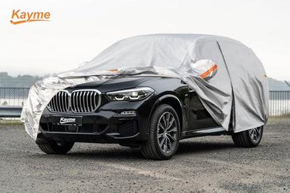 6 Layers Waterproof SUV Car Cover for BMW X5 2007 (LM-Silver / 7. Custom Fit BMW X5)
