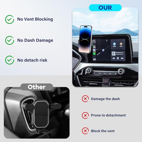 Car Phone Holder for 2020 (For Ford Escape 2020-2025 8inch)