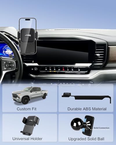 Car Phone Holder for Chevy Silverado (Universal Holder / Silverado 2022-2025 (13.4 inch screen))
