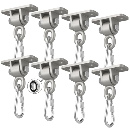 Heavy Duty Swing Hangers with Bearing (Sliver / 8 Packs)