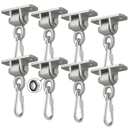Heavy Duty Swing Hangers with Bearing (Sliver / 8 Packs)