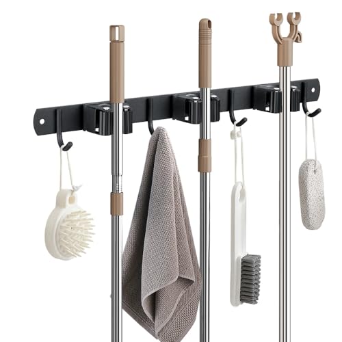 Broom Hanger and Mop Holder (3R4H / 1 Pack)