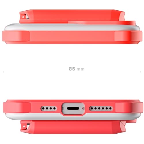 EXEC Wallet iPhone 14 Plus Case for Women with MagSafe Magnetic Credit Card Holder Supports Mag Safe Accessories (iPhone 14 Plus / Pink)