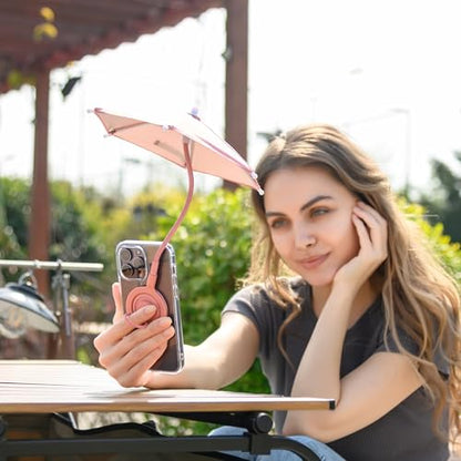 Phone Umbrella for Sun (PINK(for Phone))