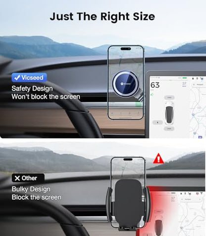 Tesla Phone Mount for Model 3 (Deep Blue)