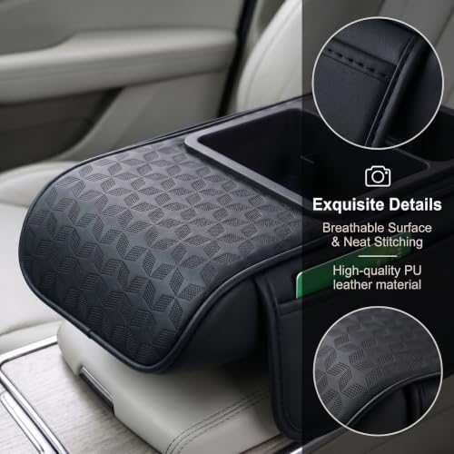 Car Armrest Cushion (1 PC / Black)