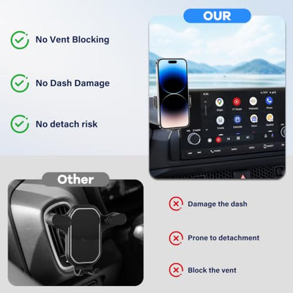 Car Phone Holder Fit for Honda Accord 2023 2024 2025 2026 Accessories (For Honda Accord 2023-2026 7/9inch)