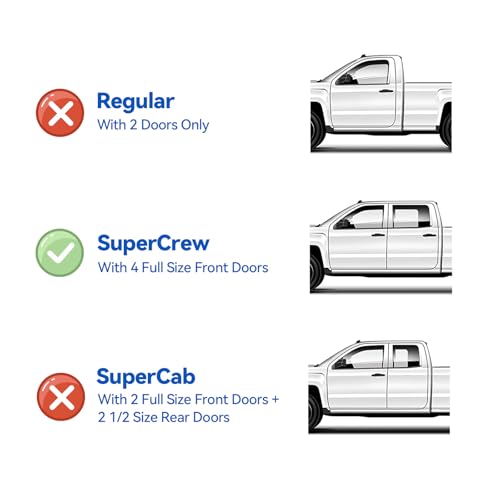 in Channel Window Visors Rain Guards for 2019 (2019-2023 Ford Ranger SuperCrew)