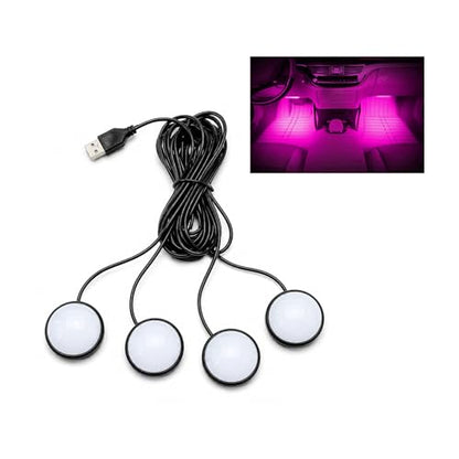Car Interior LED Lights (Pink)